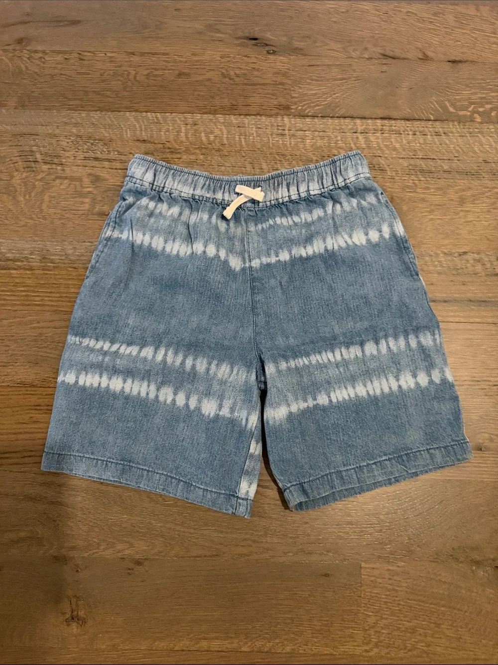 OshKosh B'gosh Light Blue Tie-Dye Pull-On Shorts